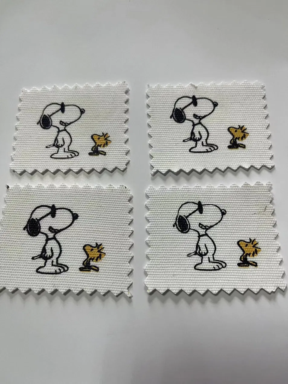 Hot Selling Embroidered Look Label Print Cloth Label for Luxury Garments