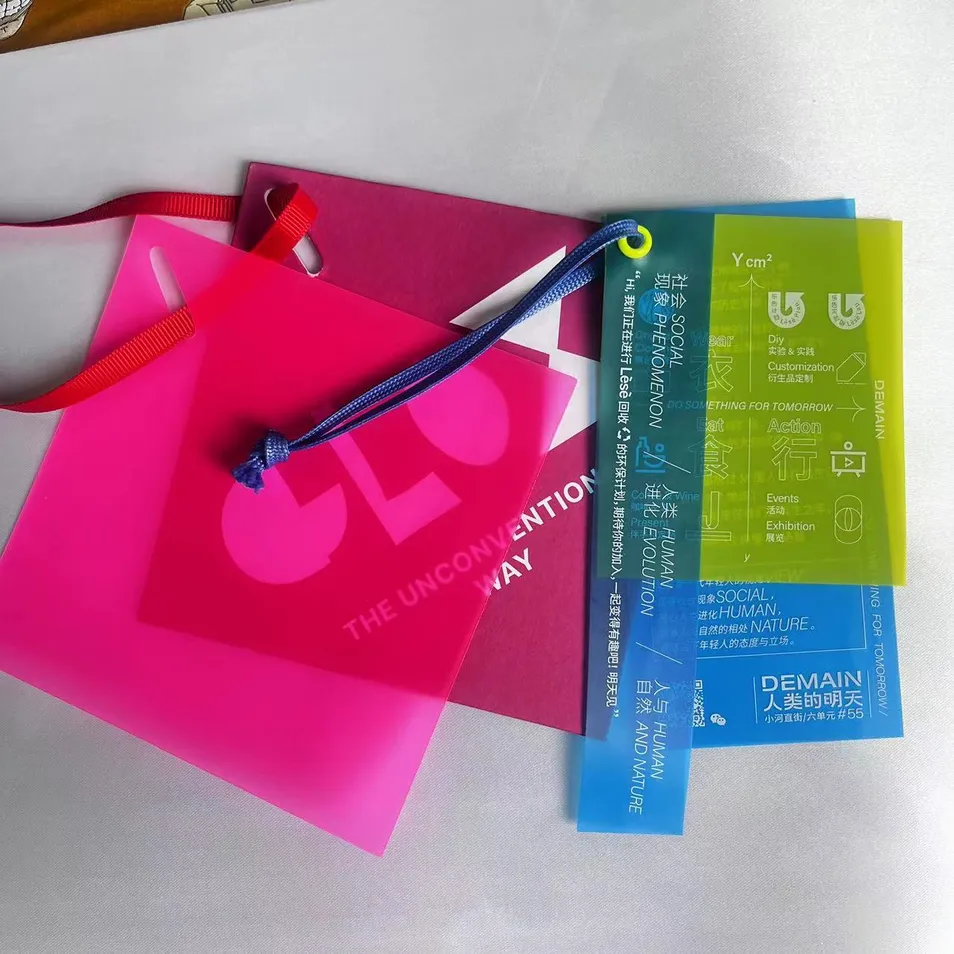 Vibrant Clothes Hang Tag for Youth Fashion Brands