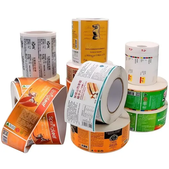 Smooth Glossy Custom Sticker for Price Tags