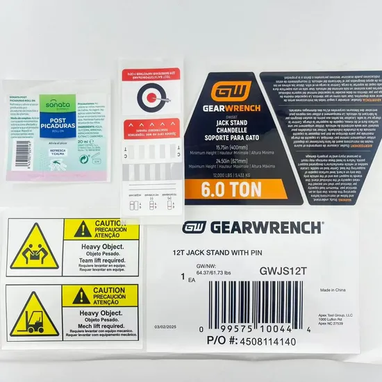 Lightweight Label Sticker for Shipping Labels