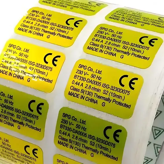 Versatile Waterproof Custom Sticker Printing Label for Electronics