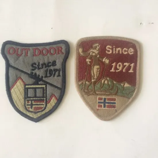 Bespoke Customized Embroidered Patch Garment Accessories for Skirts