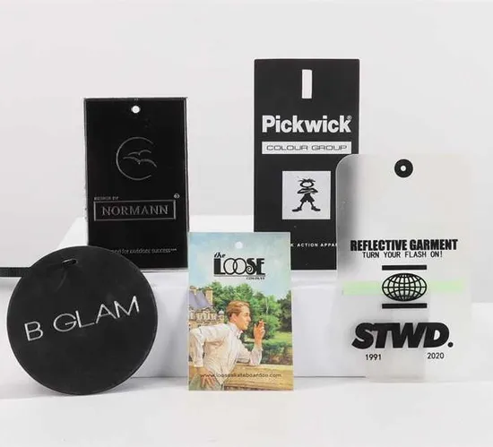 Manufacturer Custom Logo Set PVC Kraft Specialty Paper Hangtag