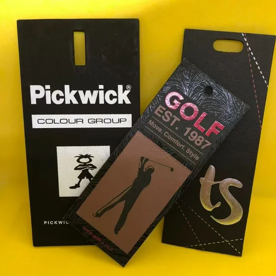 Custom Sophisticated Luxury Hang Tag for Upscale Apparel