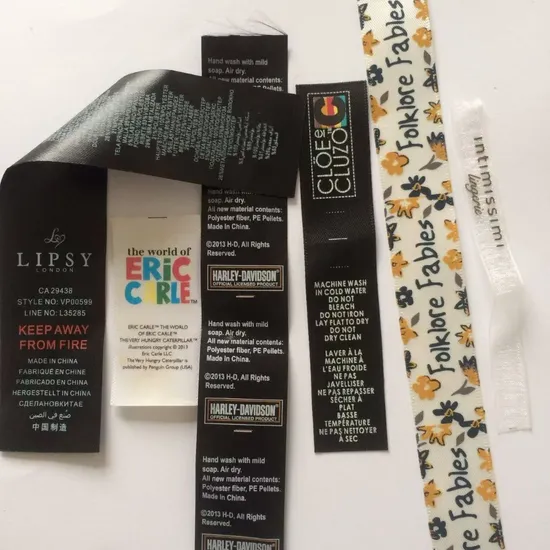 Personalized Care Printing Labels for Apparel Brands