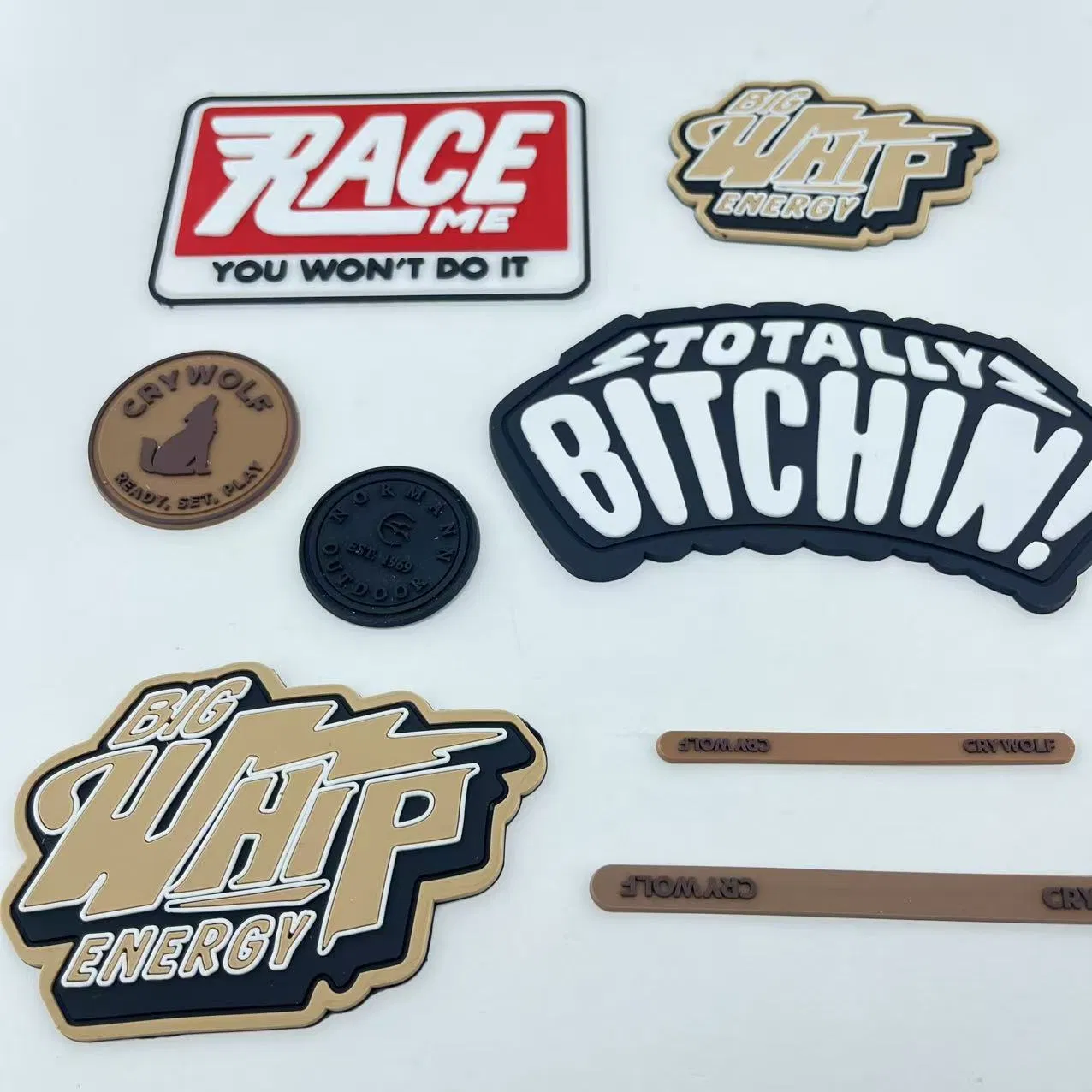Personalized 3D Rubber Patch Garment Label for Clothing Customization