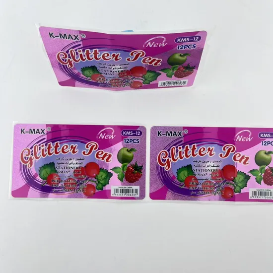 Custom Vibrant Colorful Printed Sticker for Toys