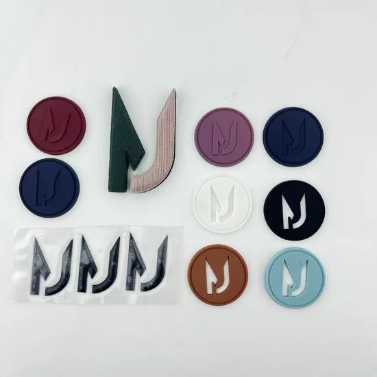 Multi - Purpose 3D Rubber Patch Clothing Label for Fashion Branding