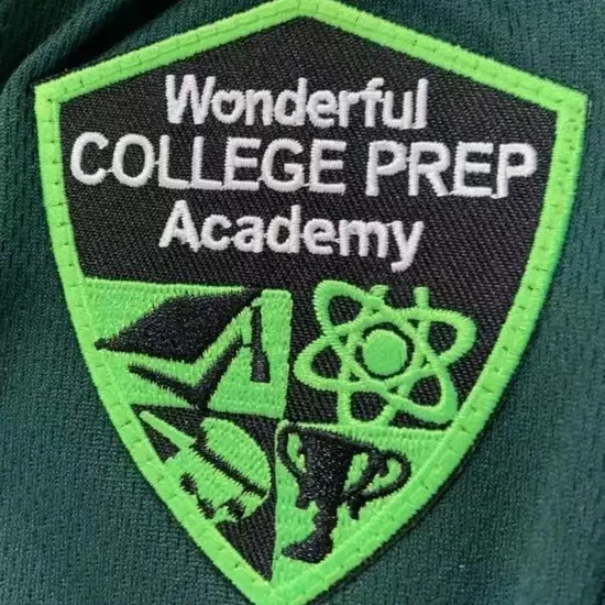 Sleek Modern Embroidery Patch Badge for Backpacks