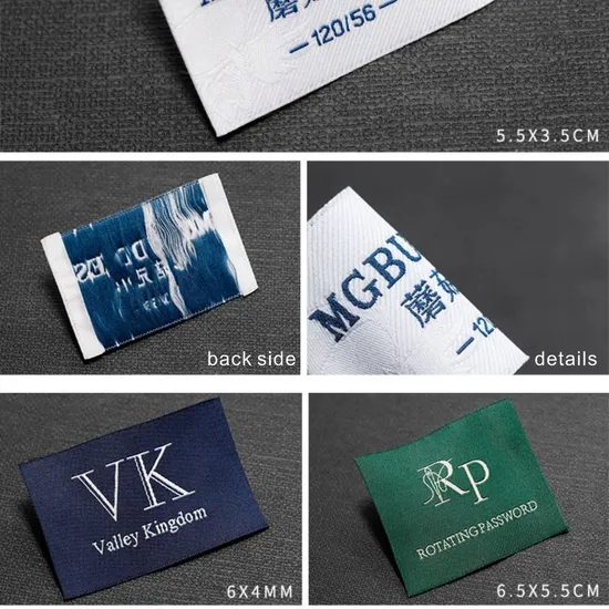Personalized Woven Size Label Garment Label for Clothes