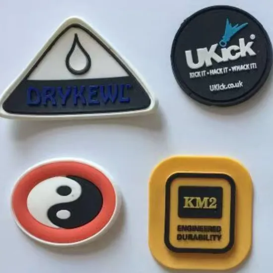 Premium 3D TPU Embossed Patch Ruber Badge Soft PVC Rubber Badge for Clothing