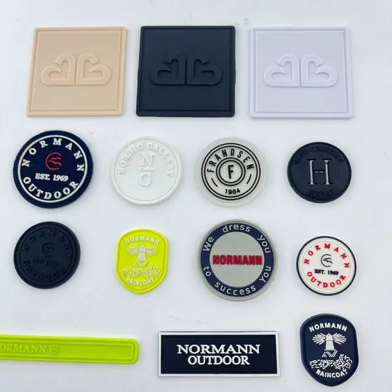 Garment Accessories 3D Rubber Patch for Enhancing Garment Aesthetics