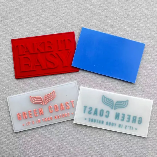 Universal 3D Raised Rubber Patch for Apparel Accessories