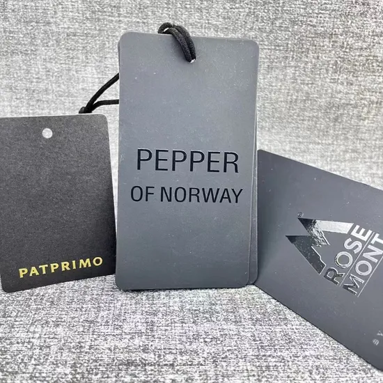 Personalized Custom Hangtag for Apparel Branding