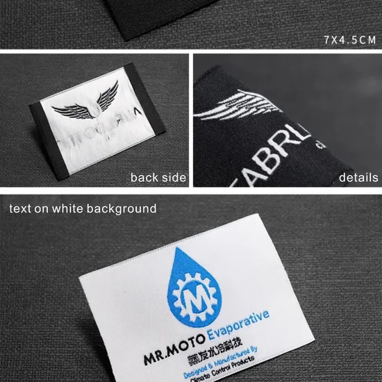 Personalized Woven Size Label Garment Label for Clothes