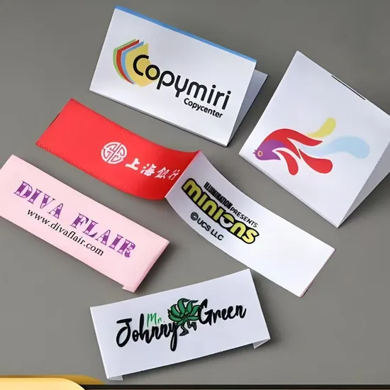 Vintage-Style Classic Clothing Label Care Printing Labels for Retro Clothing