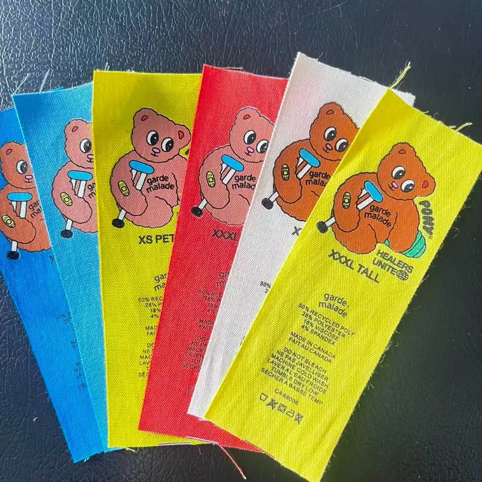 Personalized Care Printing Labels for Apparel Brands