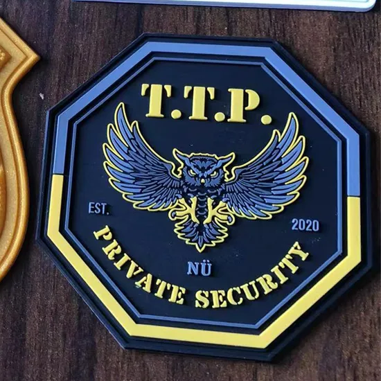 Hot Sale Durable Rubber Patch Clothing Label Garment Accessoriesfor Tactical Gear