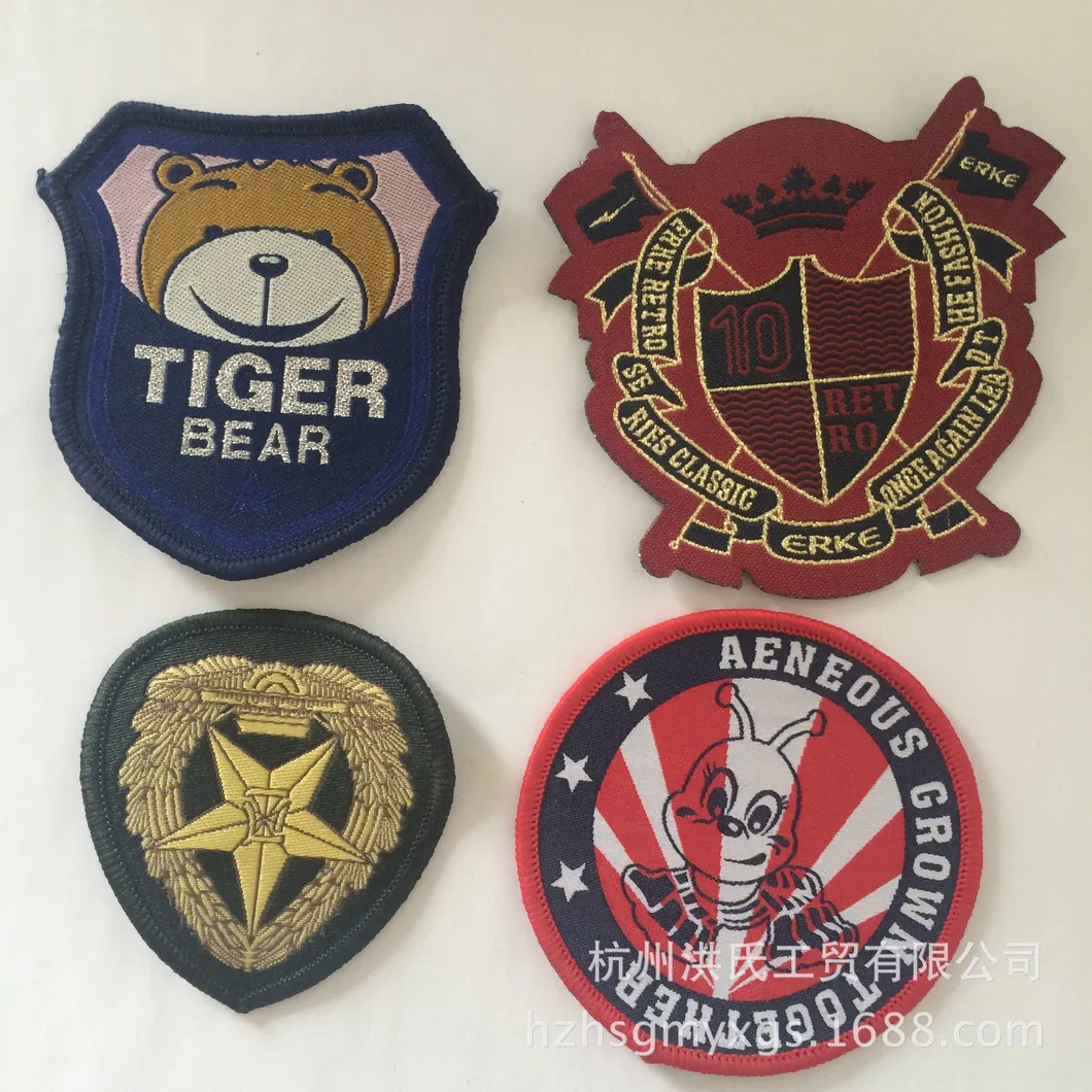 Factory Wholesale Custom High-Quality Clothing Emb Embroidery Badges Patch Garment Accessories