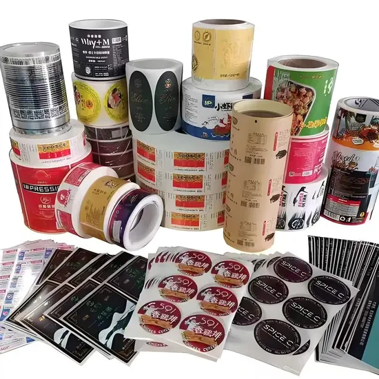 Bright Custom Sticker Printing for Event Decor