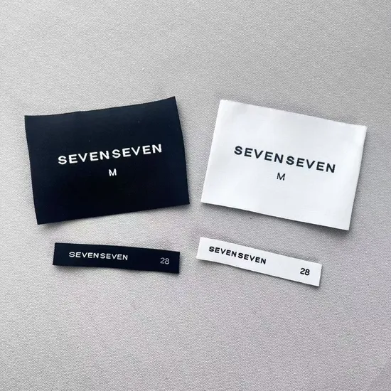 Personalized Woven Size Label Garment Label for Clothes