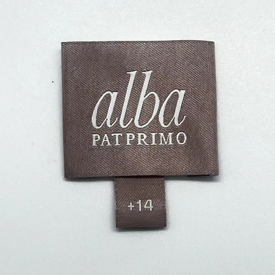 OEM ODM Woven Labels with Unique 3D Embossed Designs Garment Label Woven Label Clothing Label