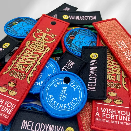 Factory Wholesale Custom High-Quality Clothing Emb Embroidery Badges Patch Garment Accessories