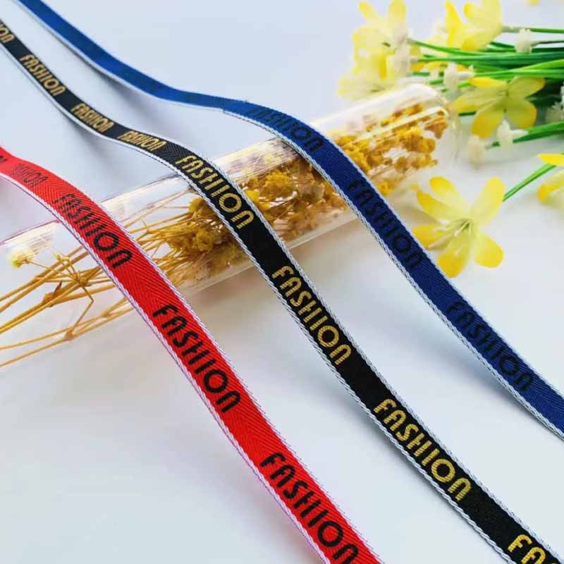 Custom Logo Polyester Woven Tape Printed Webbing