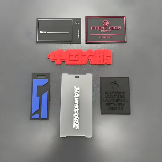 Stylish 3D Rubber Patch Label Tag for Hats, Jackets & Backpacks