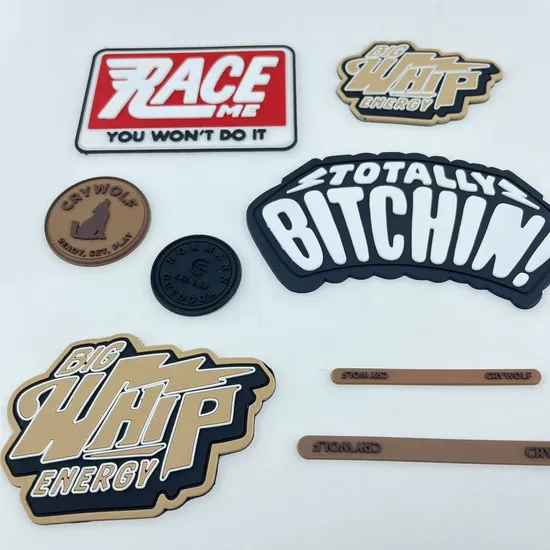 OEM Custom Logo 3D Rubber Patch for Hats and Jeans