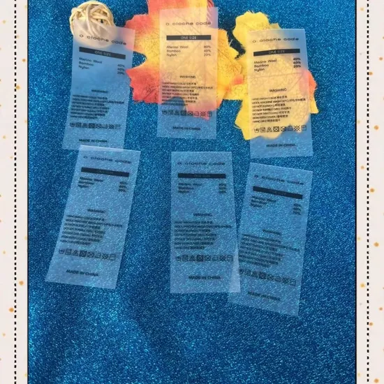 Custom Shaped Care Printing Labels for Unique Designs