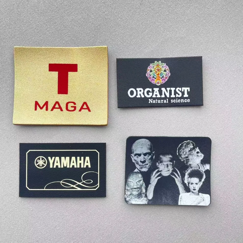 Clothing Label Jeans Garment Accessories Label Logo Tag Leather Patches for Clothing