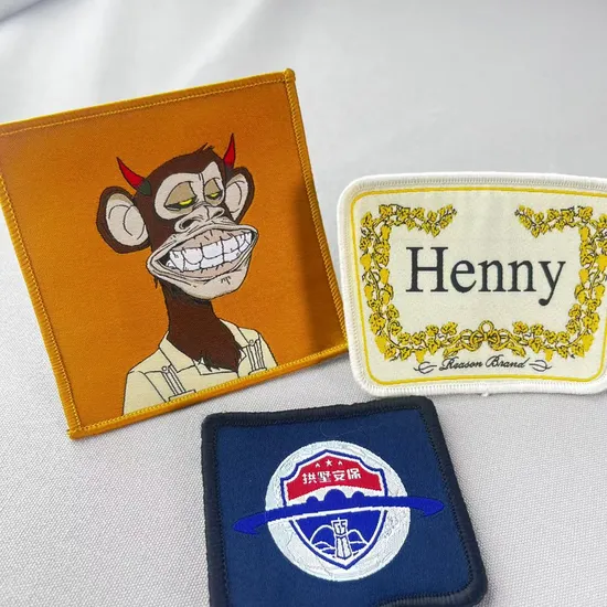 Custom ODM OEM Sewed Luxury Soft Satin Private Clothing Woven Label T-Shirt Garment Main/Neck Label Tags
