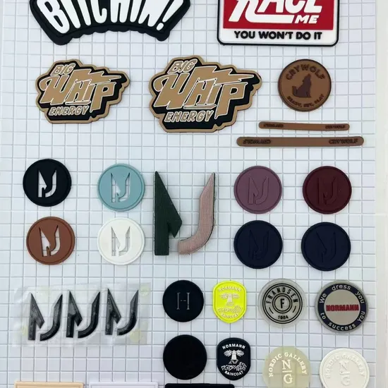 Customizable 3D Rubber Patch for Various Garments