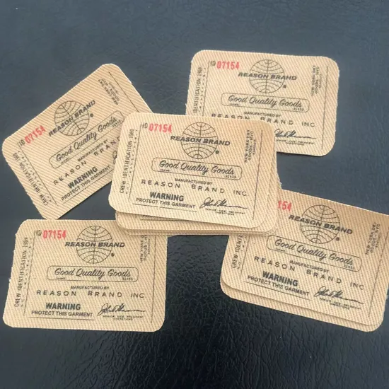 Custom High Quality Silk Care Printing Label for Clothing/Shirt