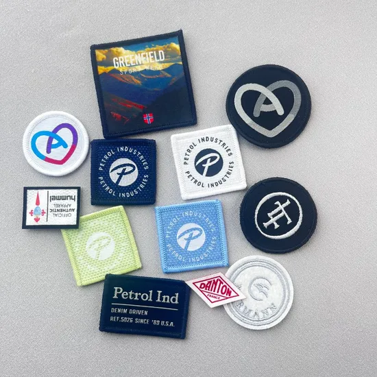 Factory Wholesale Custom High-Quality Clothing Emb Embroidery Badges Patch Garment Accessories