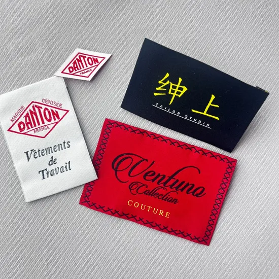 High - Quality Custom Woven Label Garment Label for Garment Branding