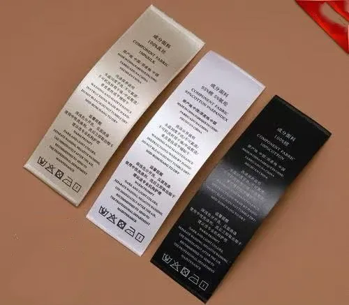 Custom Woven Label Care Labels for International Brands
