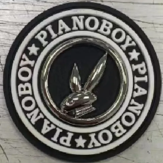 Premium Stylish Clothing Label Leather PU Debossed Stamp Foldable Leather Label Patch for Clothing