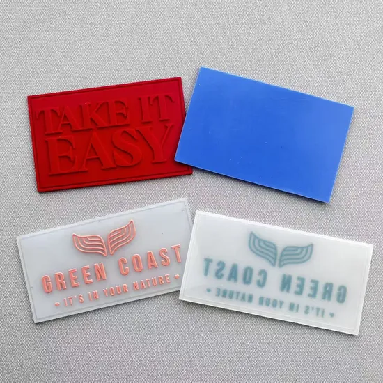 Hot Sale Durable Rubber Patch Clothing Label Garment Accessoriesfor Tactical Gear