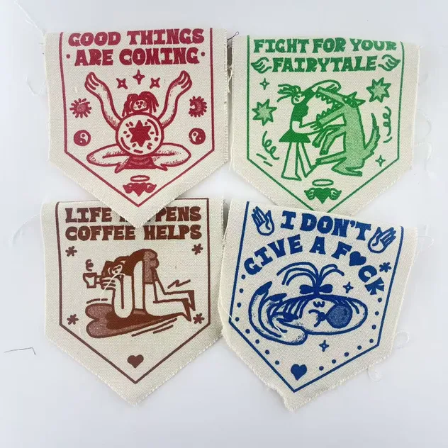 Hot Sale Custom Art Printed Label for Indie Brands