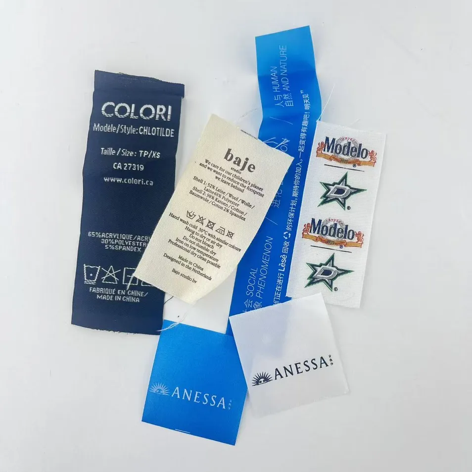 Custom High Quality Silk Care Printing Label for Clothing/Shirt