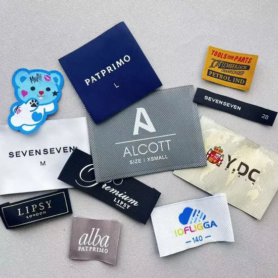 Fashion Clothing Label Woven Logo Label for Designer Wear