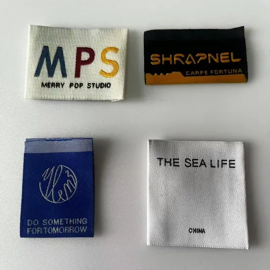 High Quality Small Woven Label for Baby Clothing
