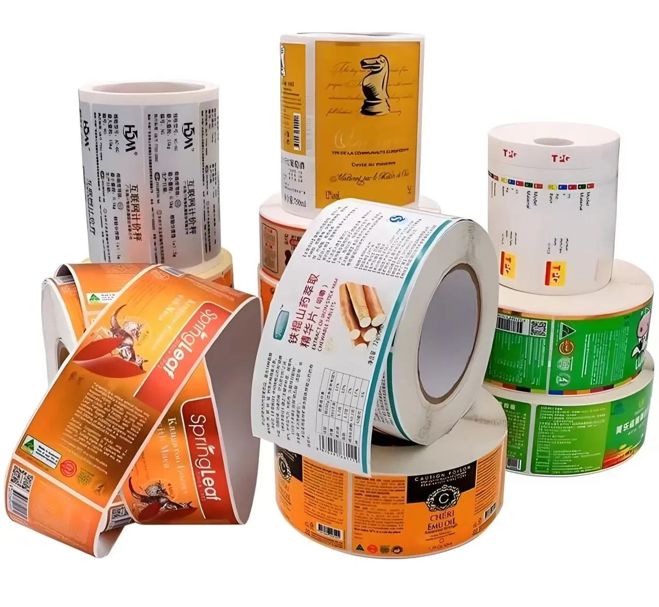 Shiny Custom Label Sticker for Beverage Drinks