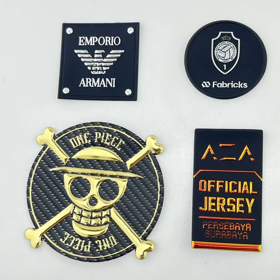 Vivid Label Printing Badge 3D TPU Embossed Patch for Knapsacks